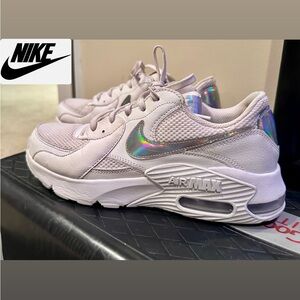Nike Air Max White with Iridescent Accents